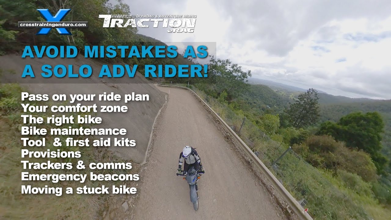 How to ride alone on a motorbike safely!︱Cross Training Adventure