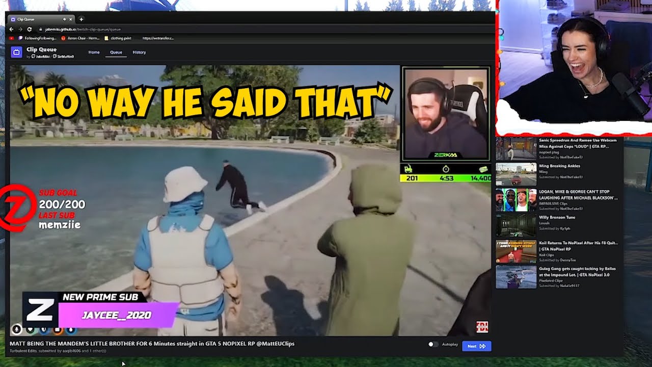 Nora Reacting To Matt Being The Mandem's Little Brother | GTA RP NoPixel