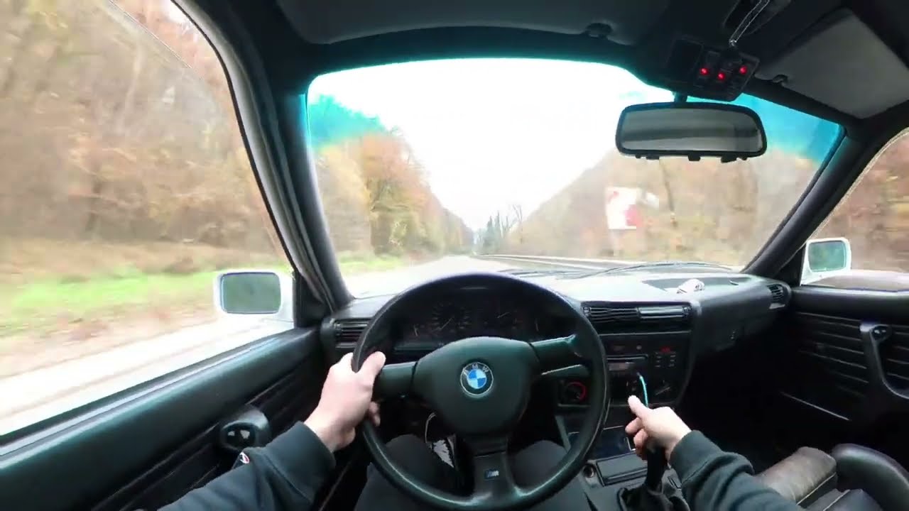 BMW E30 325i POV Raw Driving Footage