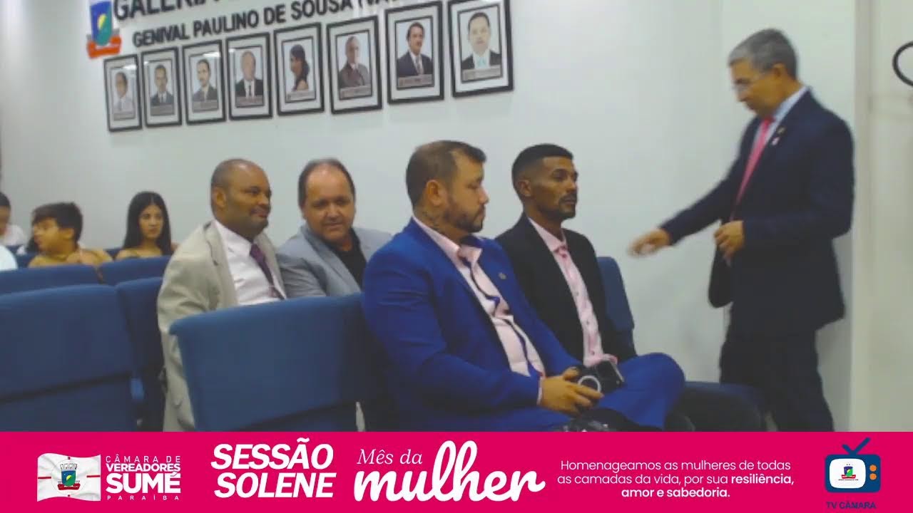 Sessão Solene em Homenagem ao Mês da Mulher