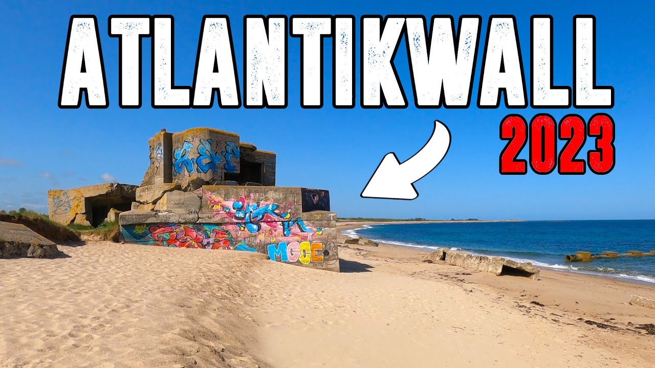 ATLANTIKWALL - EUROPA`S größter LOST PLACE! | Küstenbatterie Neville-sur-Mer 2023
