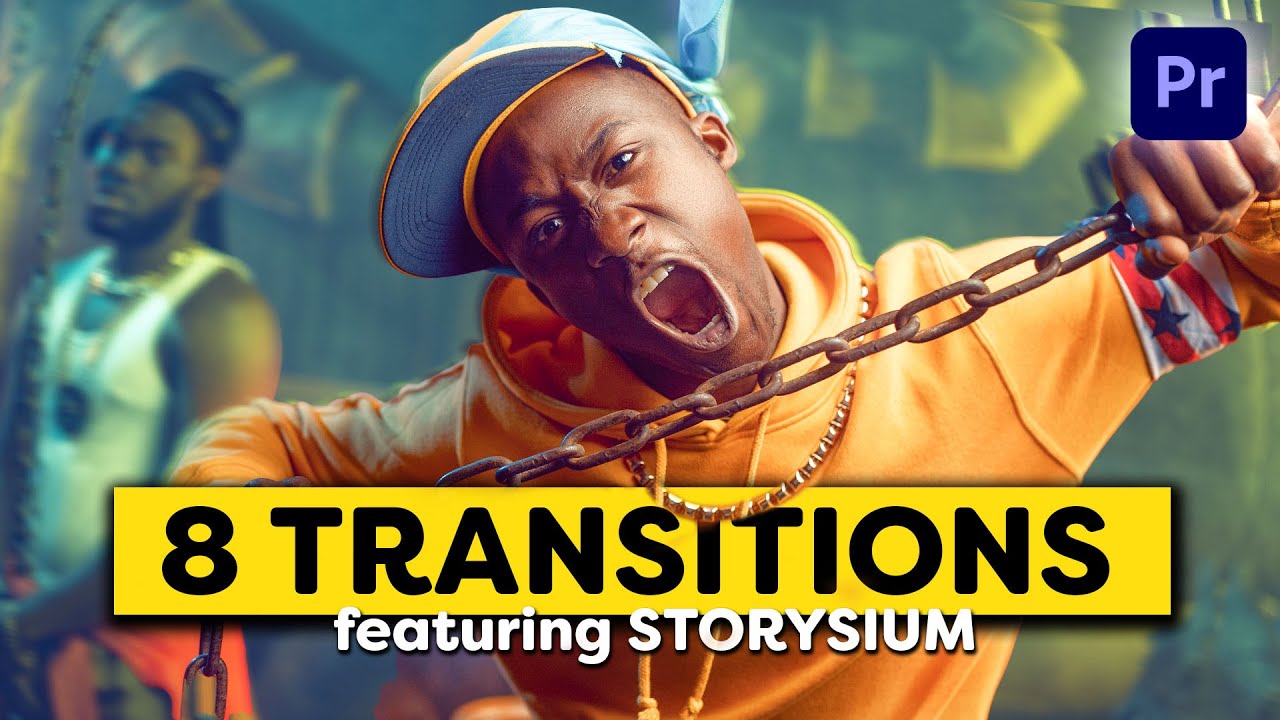 8 простых ПЕРЕХОДОВ с использованием STORYSIUM (урок Premiere Pro)