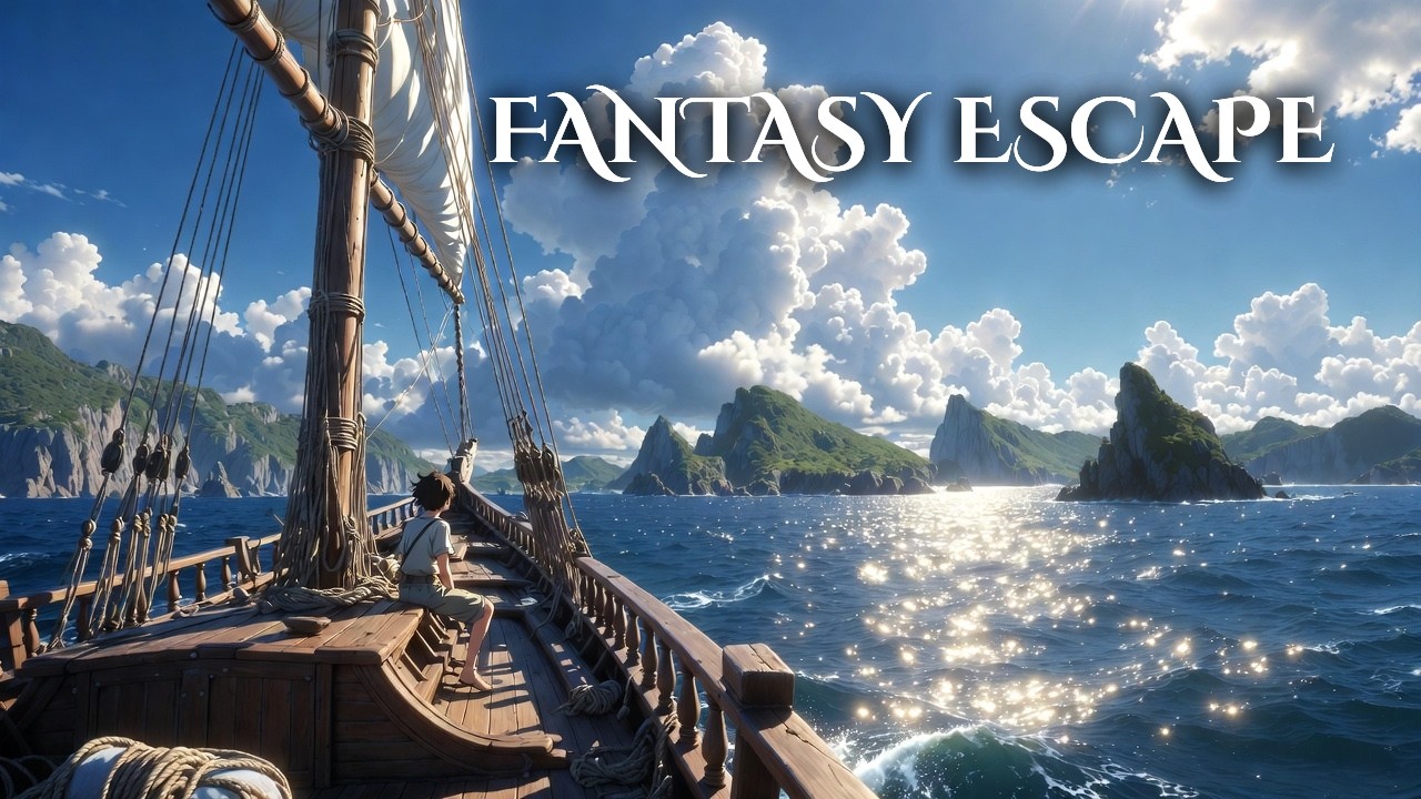 Sailing Through a Fantasy World – Relaxing Medieval Music for Study