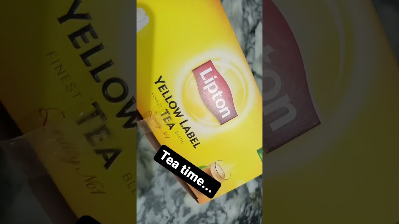 #yellow#label#tea