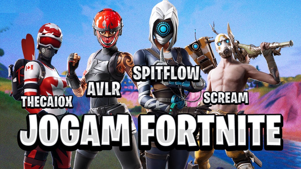 COMO REALMENTE O THECAIOX,AVLR,SPITFLOW & SCREAM JOGAM FORTNITE