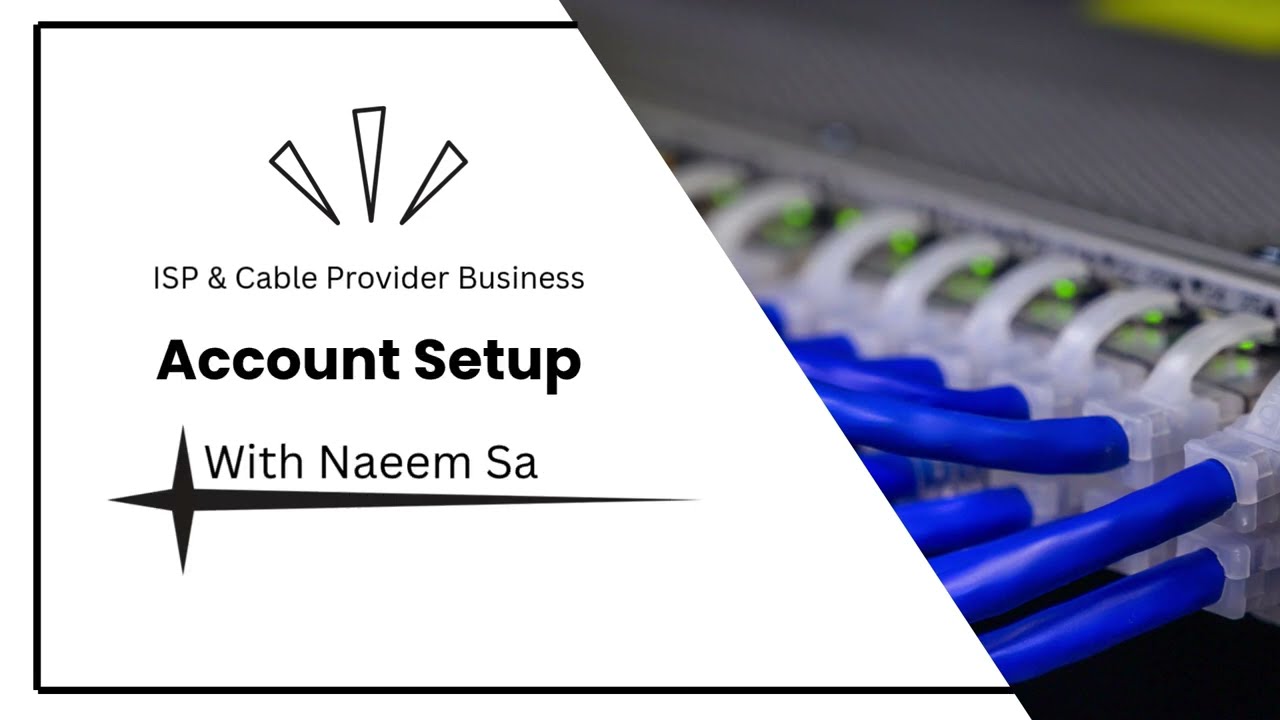 Basic Account Setup | Tarsil ISP & Cable Service Providers Software