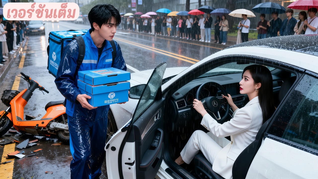 ทุกคนรังเกียจคนส่งของกลิ่นเหม็น มีแค่สาวจนให้ติดรถ—ไม่รู้ว่าเขาคือ CEO! รักเริ่ม!