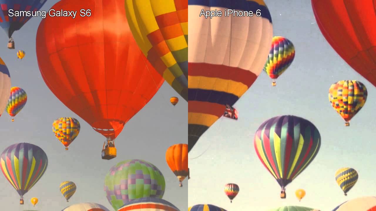 Galaxy S6 vs. iPhone 6 video stabilization test