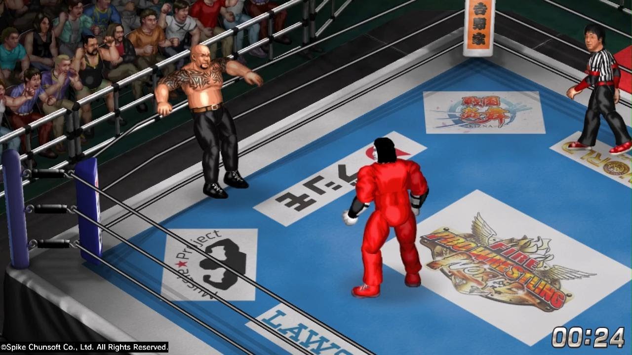 FIRE PRO WRESTLING WORLD Multiverse wrestling Omen vs Geronimo