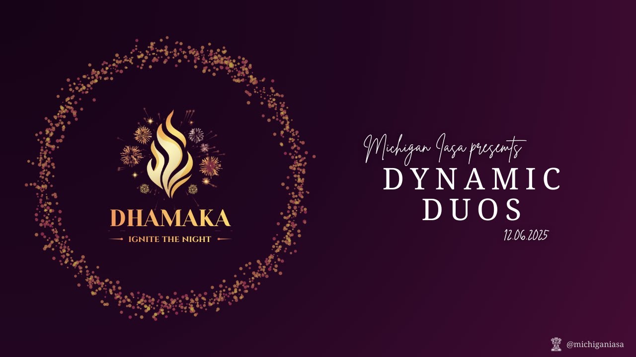 IASA Show 2025 | Dhamaka | Dynamic Duos - Back Row