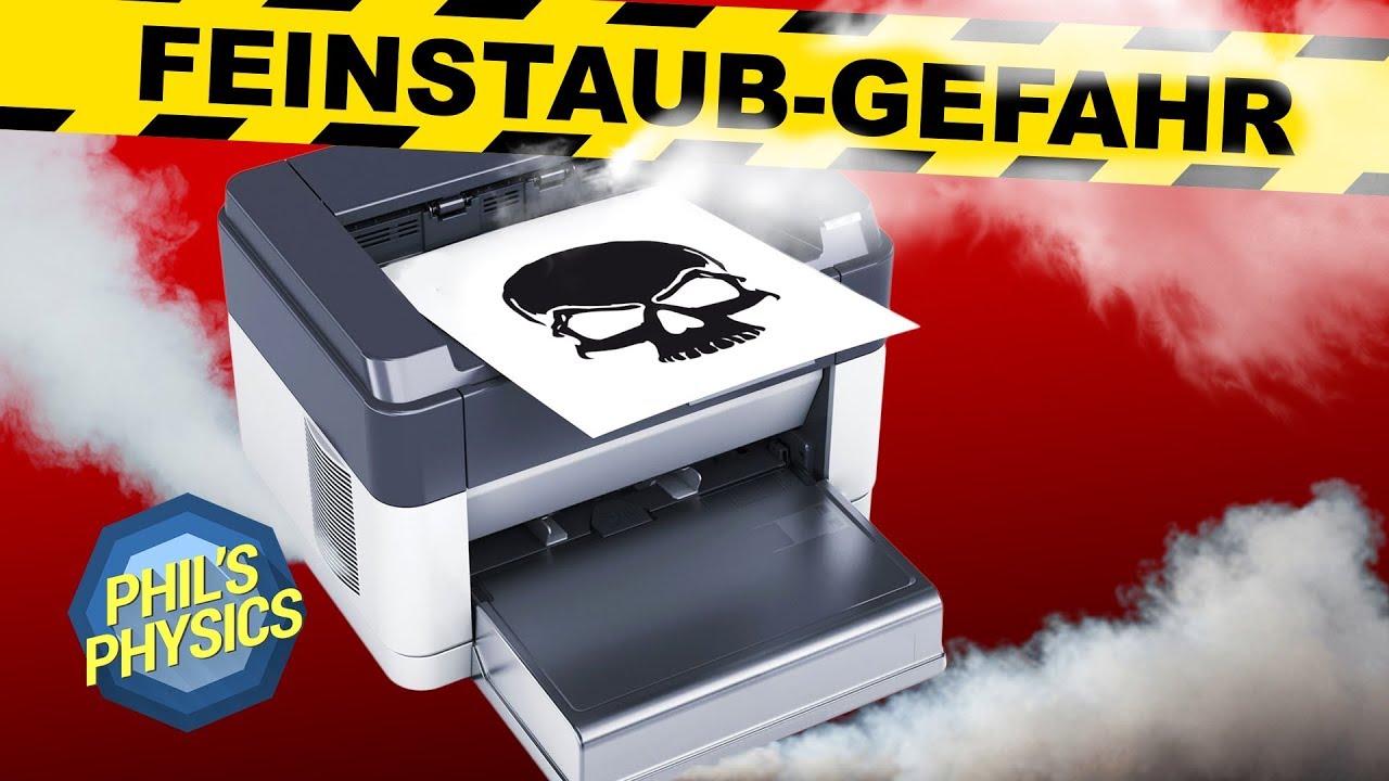 Laser-Drucker gefährlicher als Diesel-Abgase? Das Feinstaub-Experiment! | Phil's Physics