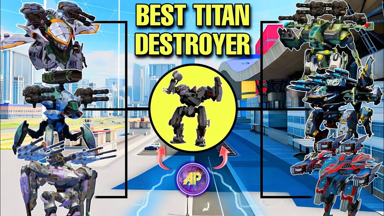 🔥 BEST TITAN KILLER IN-BUILT WEAPON IN WAR ROBOTS? COMPARISON || WR ||