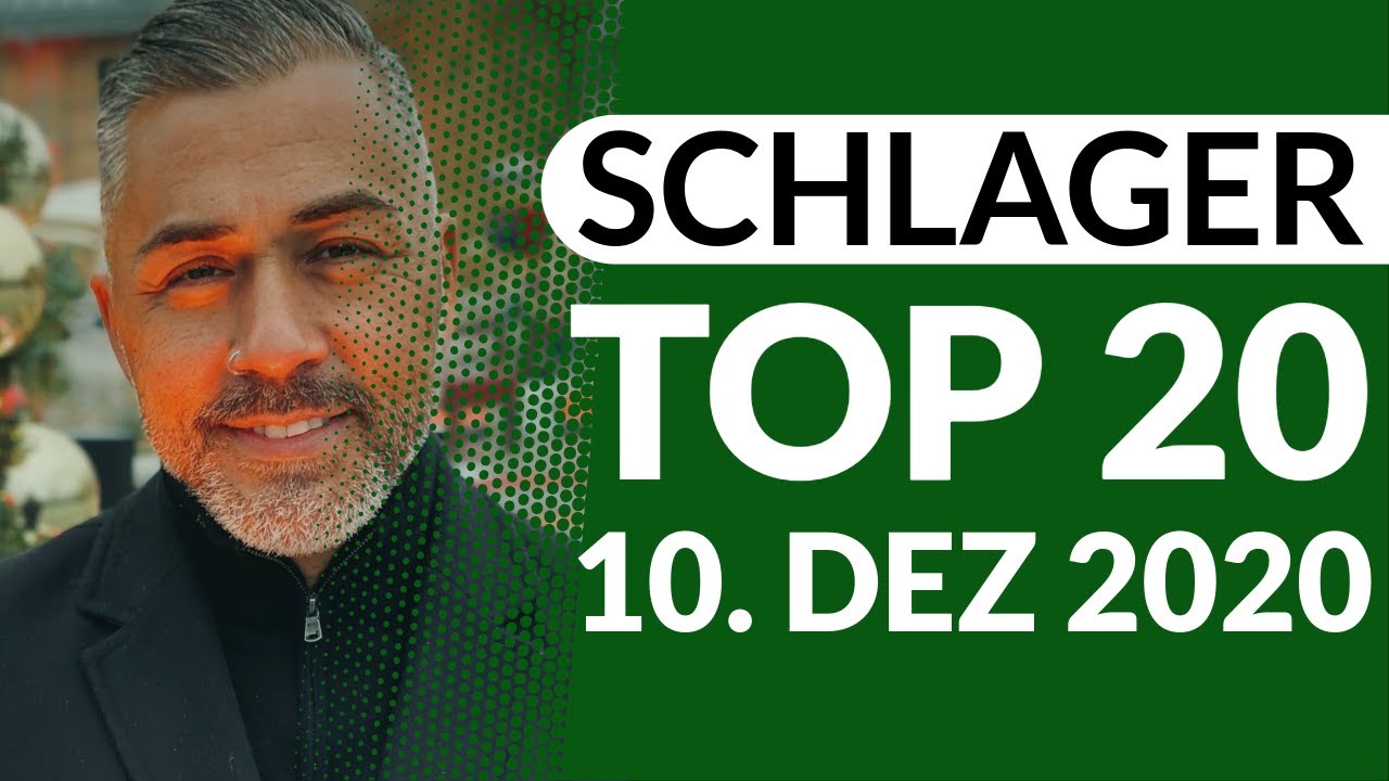 SCHLAGER CHARTS TOP 20 - Die Wertung vom 10. Dezember 2020