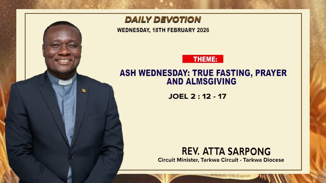 DAILY  DEVOTIONAL - Tuesday, 18th February, 2026