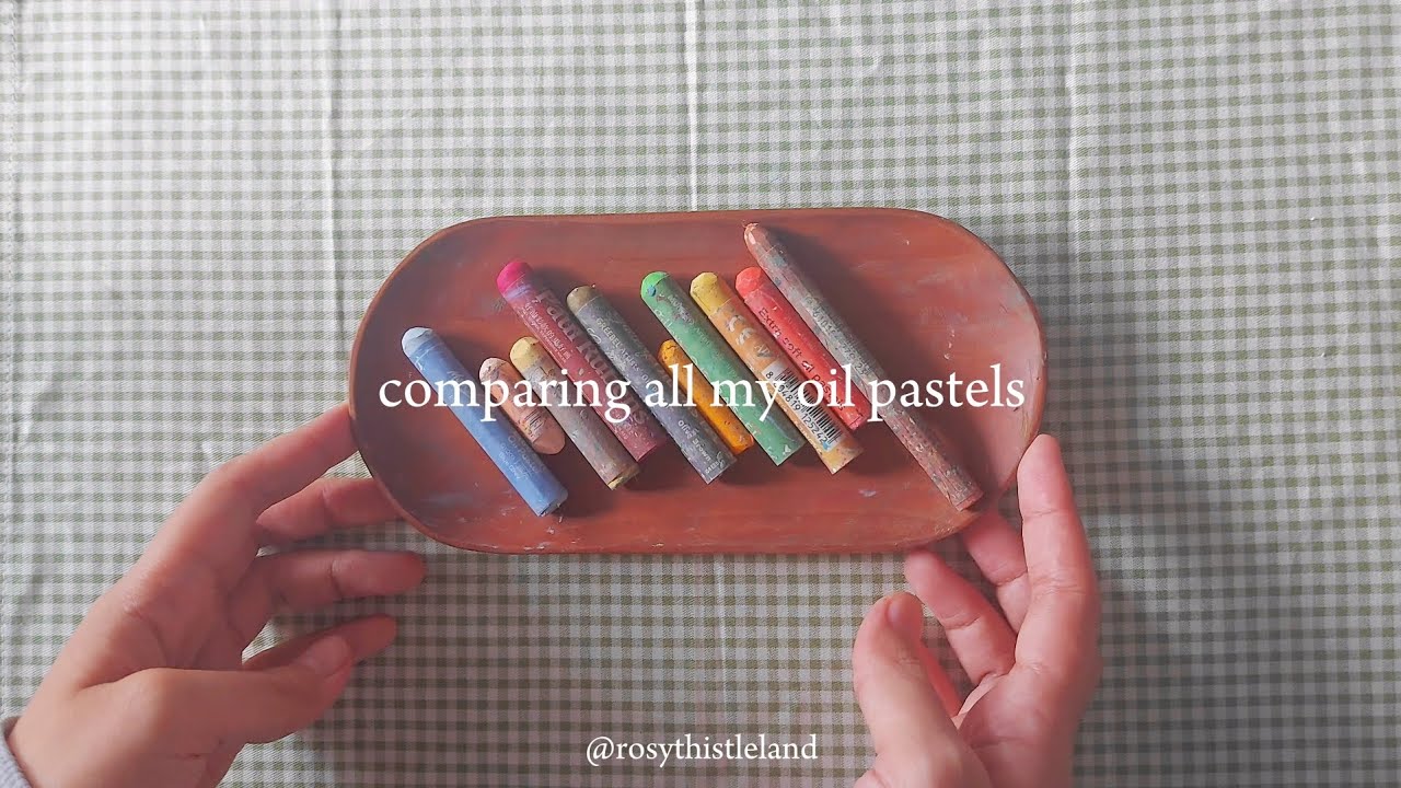 comparing all my oil pastels / paul rubens, dong-a, mungyo, greebel and so on!