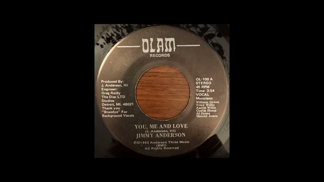 Jimmy Anderson - You, Me and Love