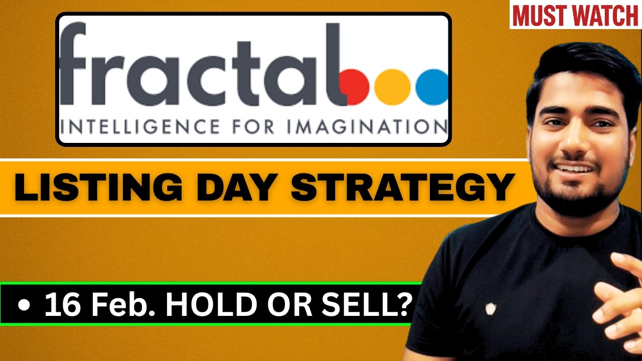 Fractal Analytics IPO Listing Day Strategy | Hold or Sell? Fresh Entry? | Fractal IPO GMP Today