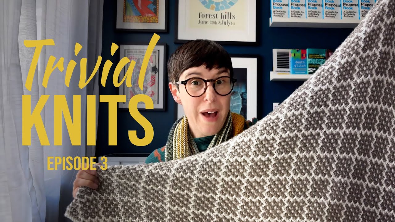 Trivial Knits, эпизод 3 — мозаика Purl Soho, классическая ребристая шапка, Lindal Sjal, матросска...