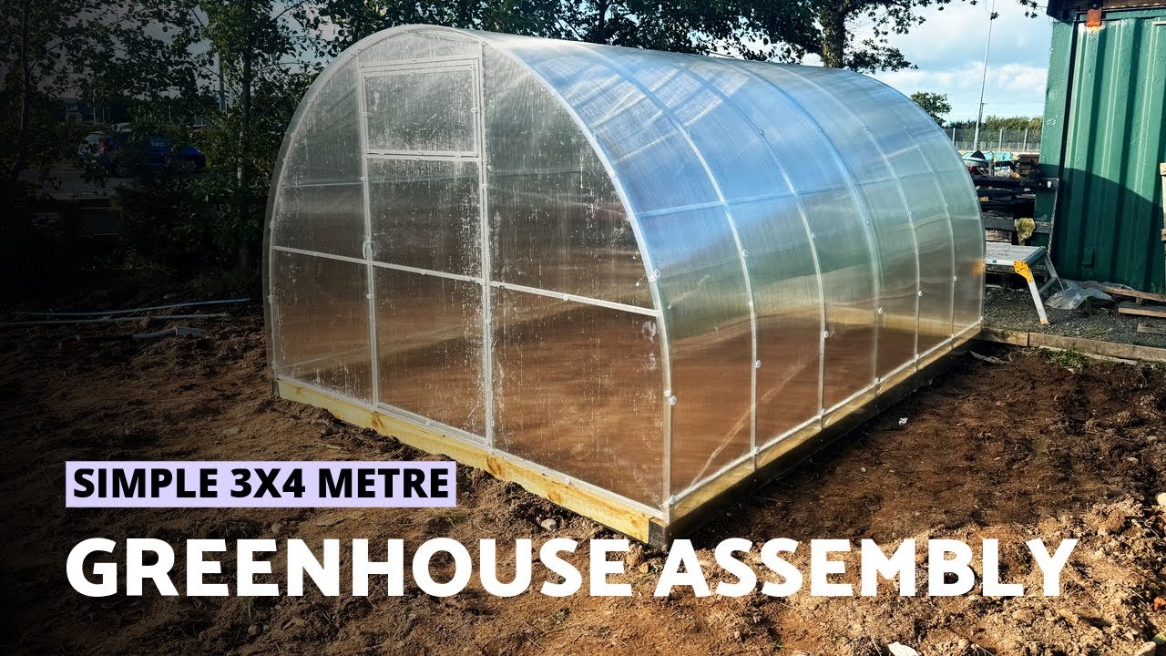 You Won't Believe How Easy It Is to Assemble a 3x4 m Polycarbonate Greenhouse
