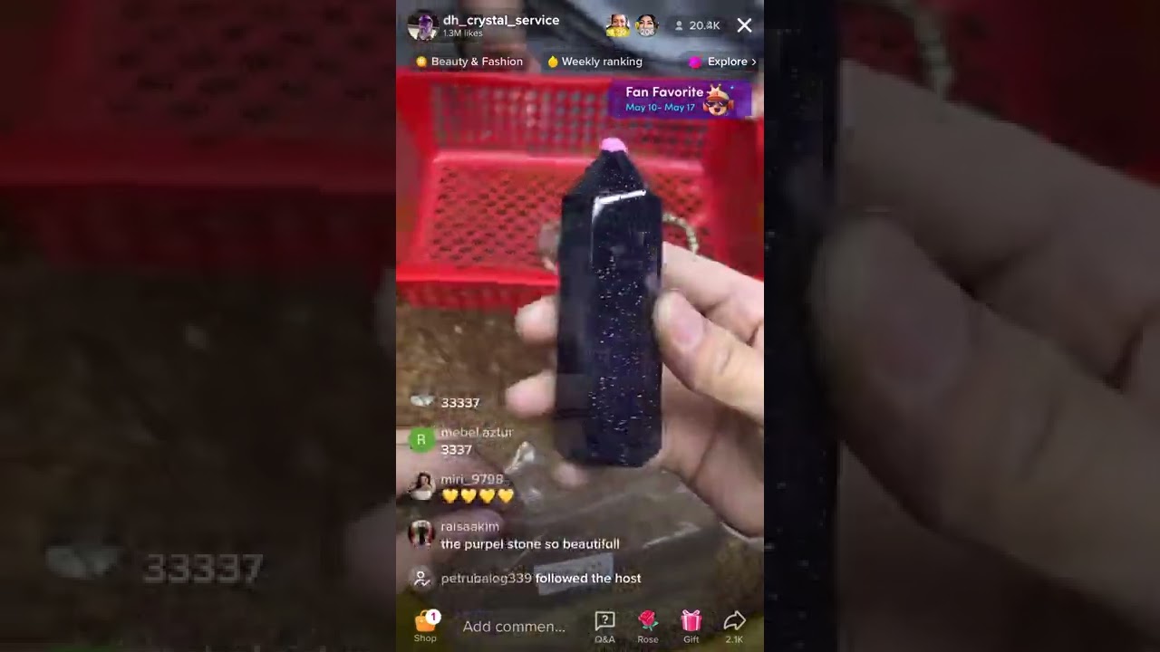 Dh Crystal lucky scoop! #crystal #relaxing #asmr