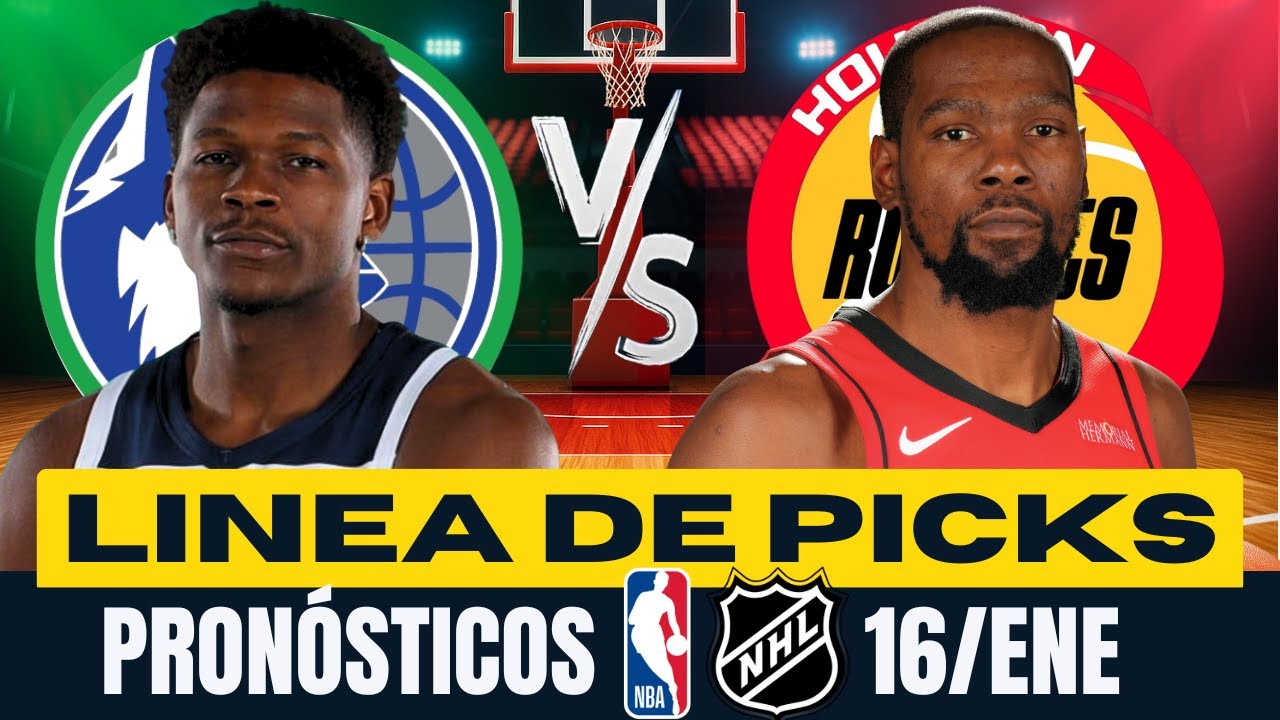 🔥🏀🏒 PRON&Oacute;STICOS NBA Y NHL PARA HOY 16 DE ENERO 🤑 PARLAY GRATIS🔥