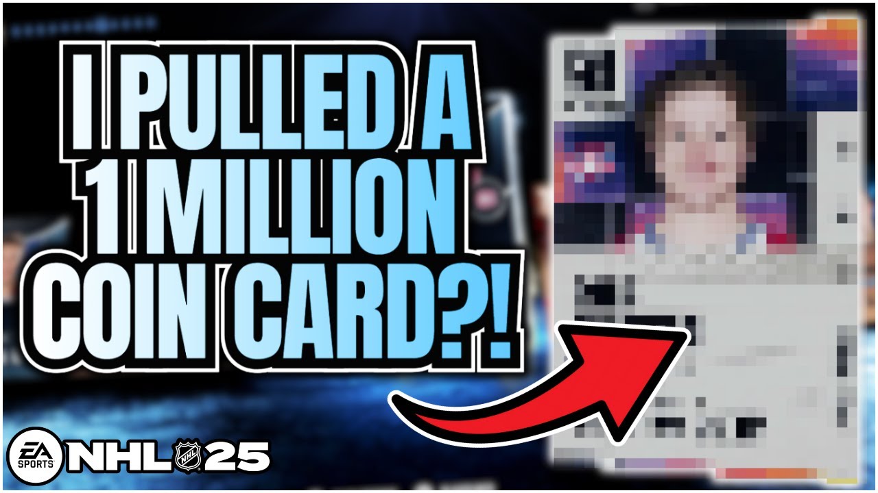 I PULLED A CARD WORTH 1 MILLION COINS?! | NHL 25 Pack Opening