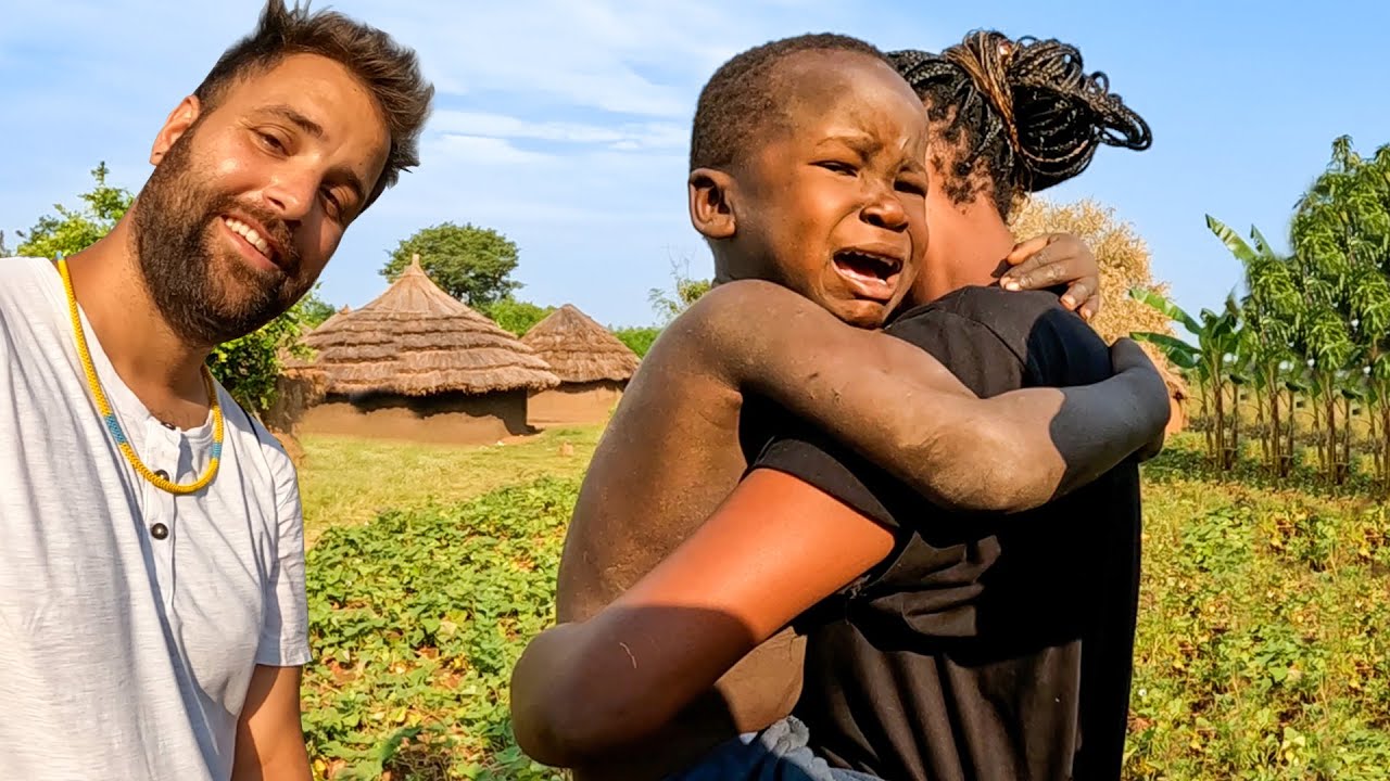 African Kid Sees White Guy, Thinks He's Dead