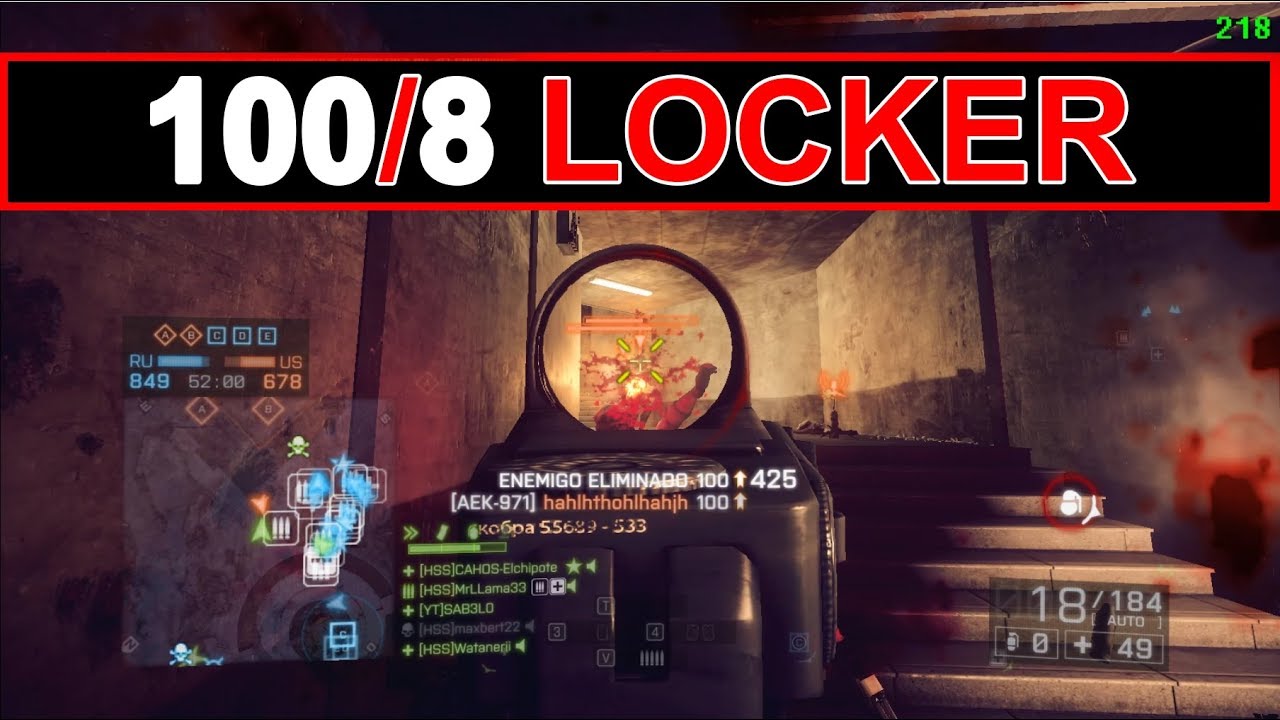 Battlefield 4 - 100/8 Locker Aggressive Round