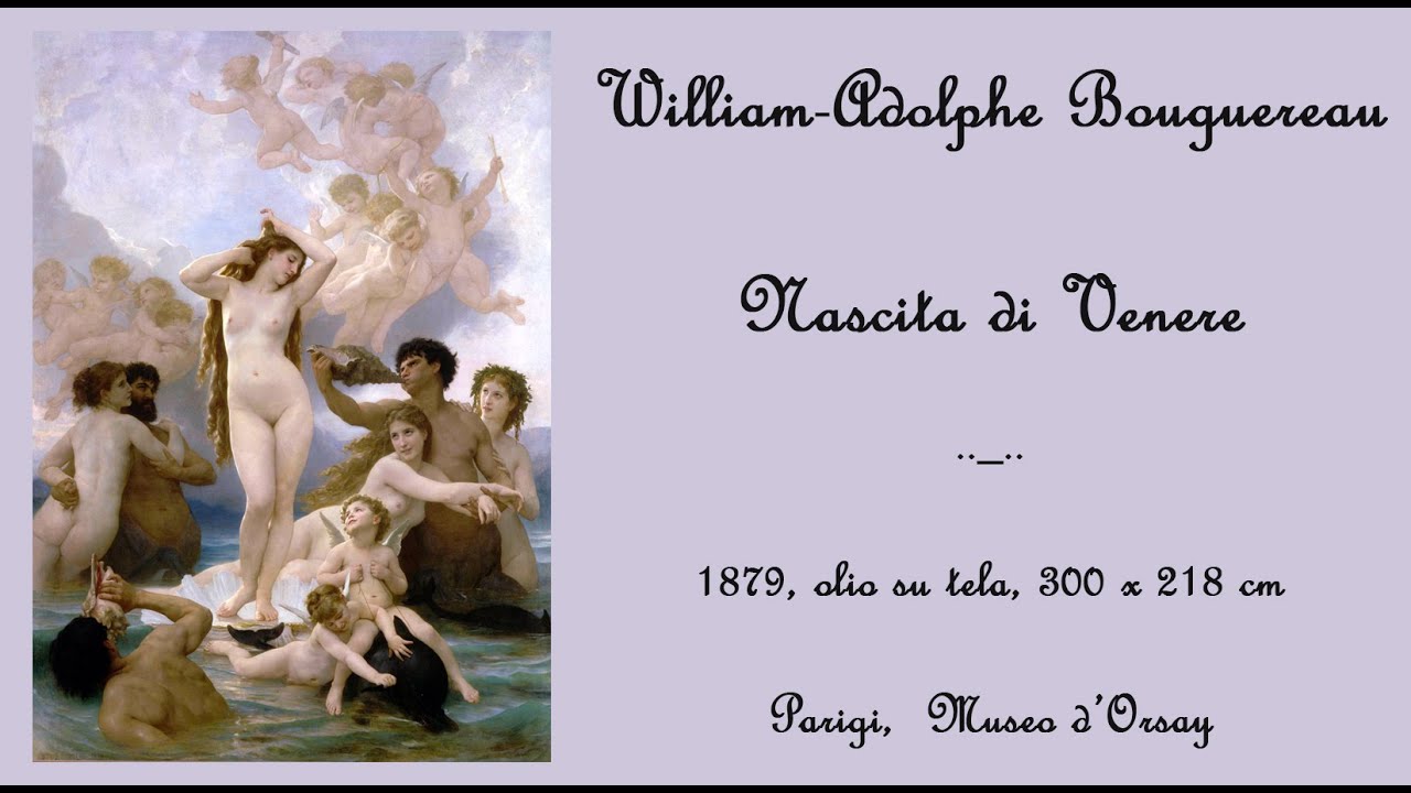 Nascita di Venere, William-Adolphe Bouguereau