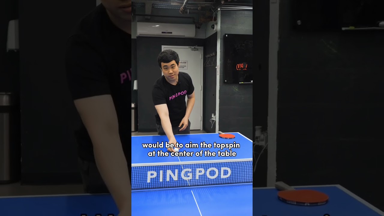 How to play safely against a chopper. #pingpong #tabletennis #tabletennistips