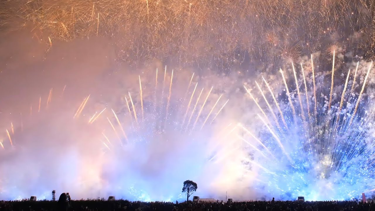 2025  第38回やつしろ全国花火競技大会 ミュージック花火 Fantasy 映画ウィキッド 紅屋青木煙火店 Defying Gravity Cynthia Erivo  Ariana Grande