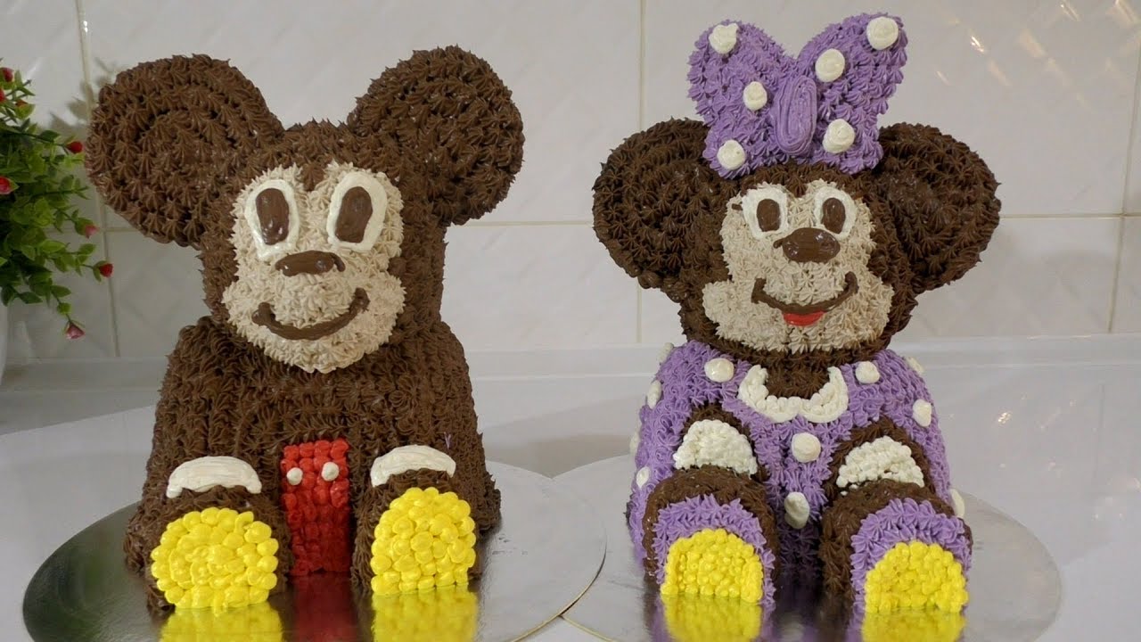 ТОРТЫ Торт ребенку своими руками 3д ТОРТ МИККИ МАУС Mickey Mouse Cake  AMAZING DISNEY CAKES 3д ТОРТЫ