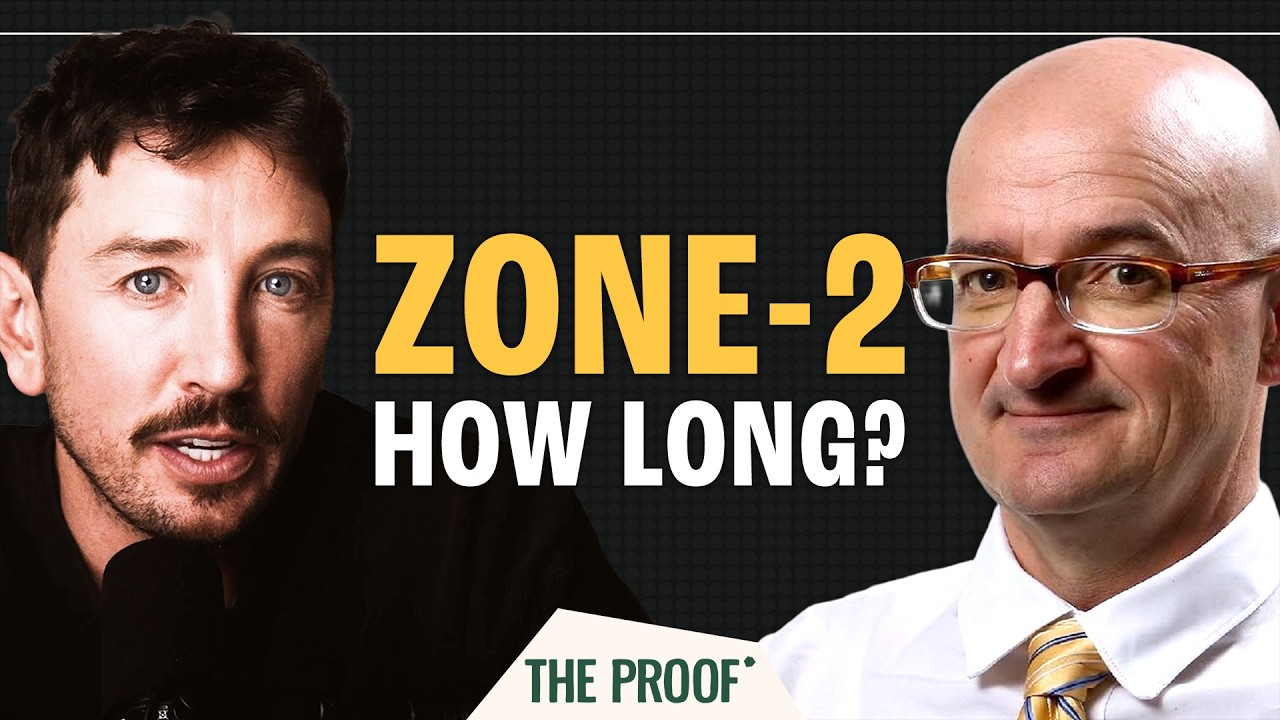 Do You Need 150 Minutes or 400+? Zone 2 Training for Longevity & Mitochondria | The Proof Clips #277