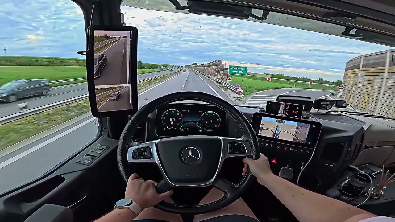 POV Truck Driving 👧 /// Slovakia, like in game ETS /// Let's Go! 🚚