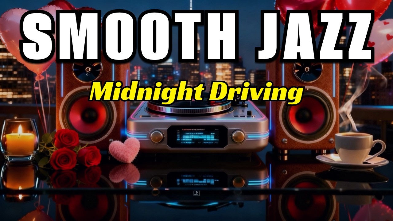 Smooth Jazz & Soul R&B instrumental – Warm Sax & Guitar for Midnight Driving #CoffeeJazz #SoulR #R