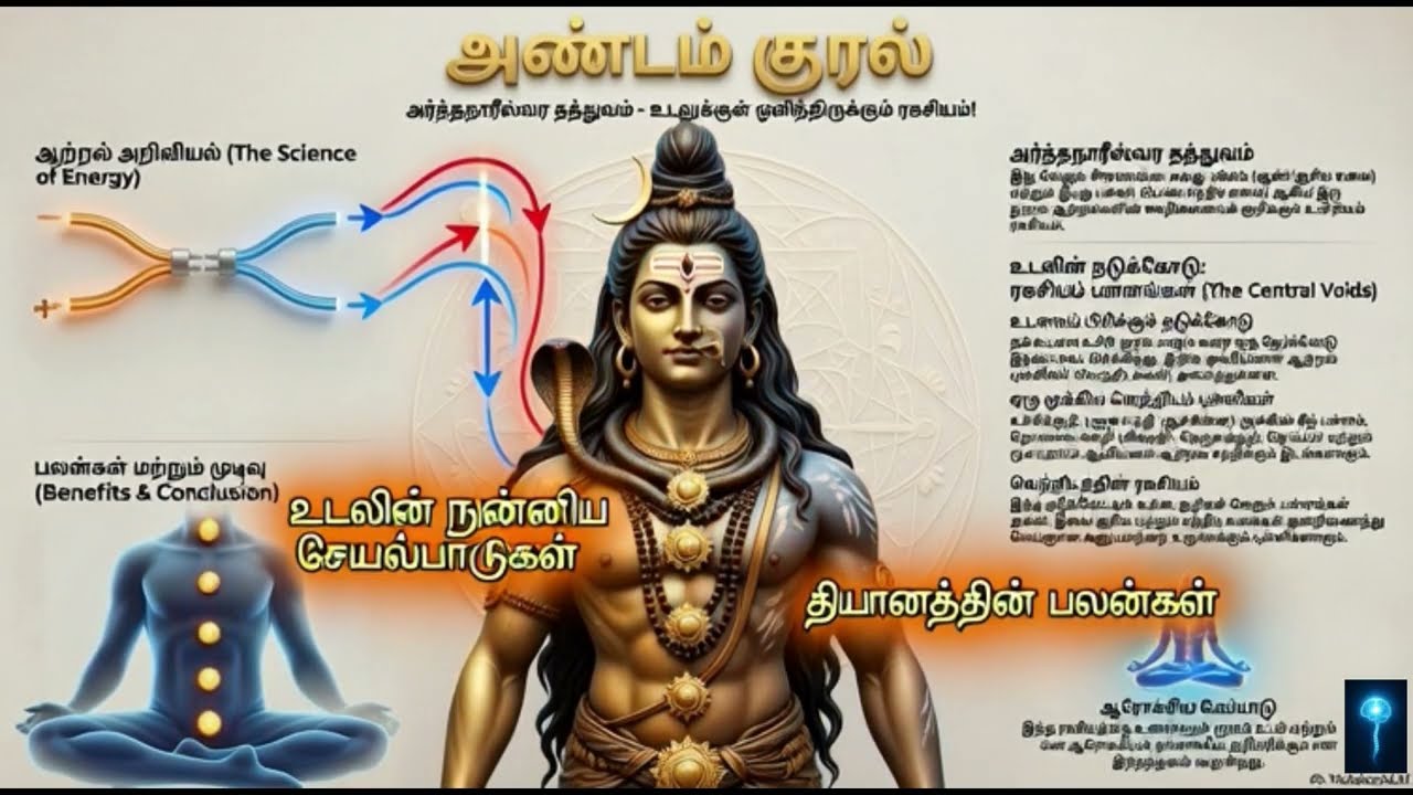 அர்த்தநாரீஸ்வரர் தத்துவம்: உடலுக்குள் ஒளிந்திருக்கும் பிரபஞ்ச ரகசியம் #shiv #vasiyogam #spirituality