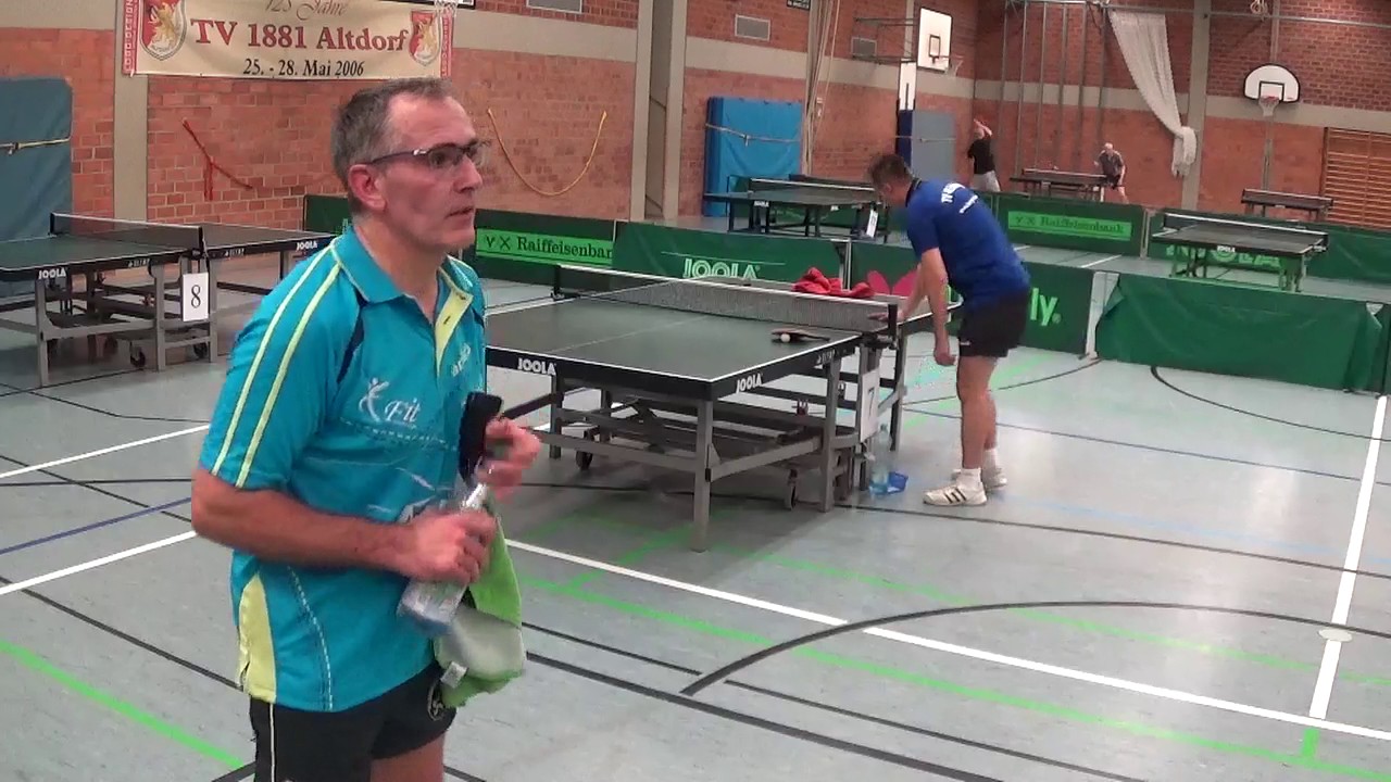 Finale ue 40 Reiss TV 48 Erlangen  vs Weger TSV Ansbach  Tischtennis Senioren Bezirks M 20170107 Mit