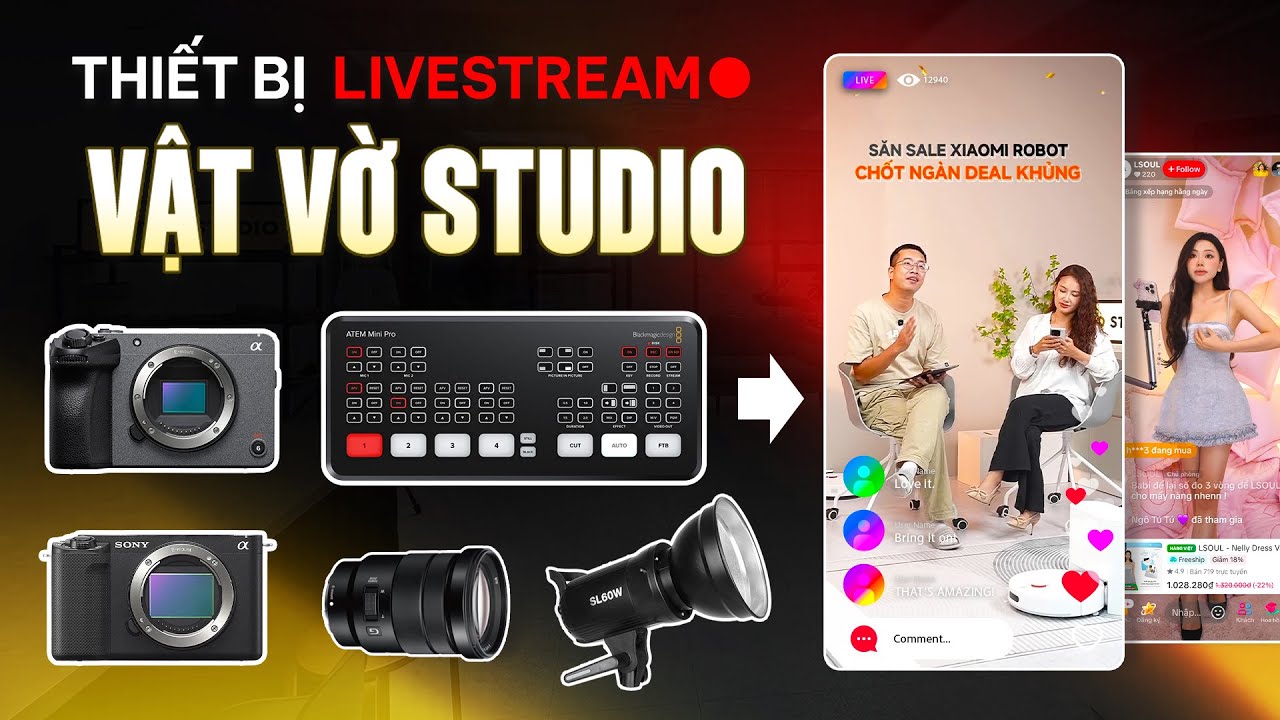 Vật Vờ Studio LIVESTREAM bằng thiết bị g&igrave;? 🔴 Livestream Academy 🟡 Phần 1