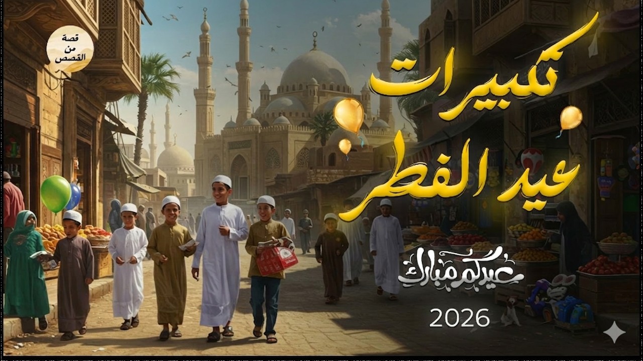 تكبيرات عيد الفطر المبارك 2026 بأجمل صوت ستسمعه في حياتك 🌷💛بث مباشر #takbirat