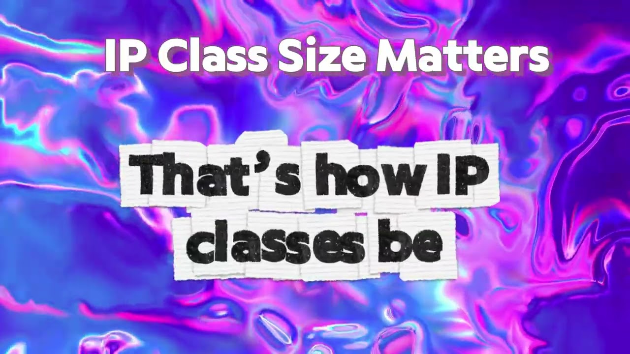 Blue Screen of Death — IP Class Size Matters (IP Classes Explained Through Music)