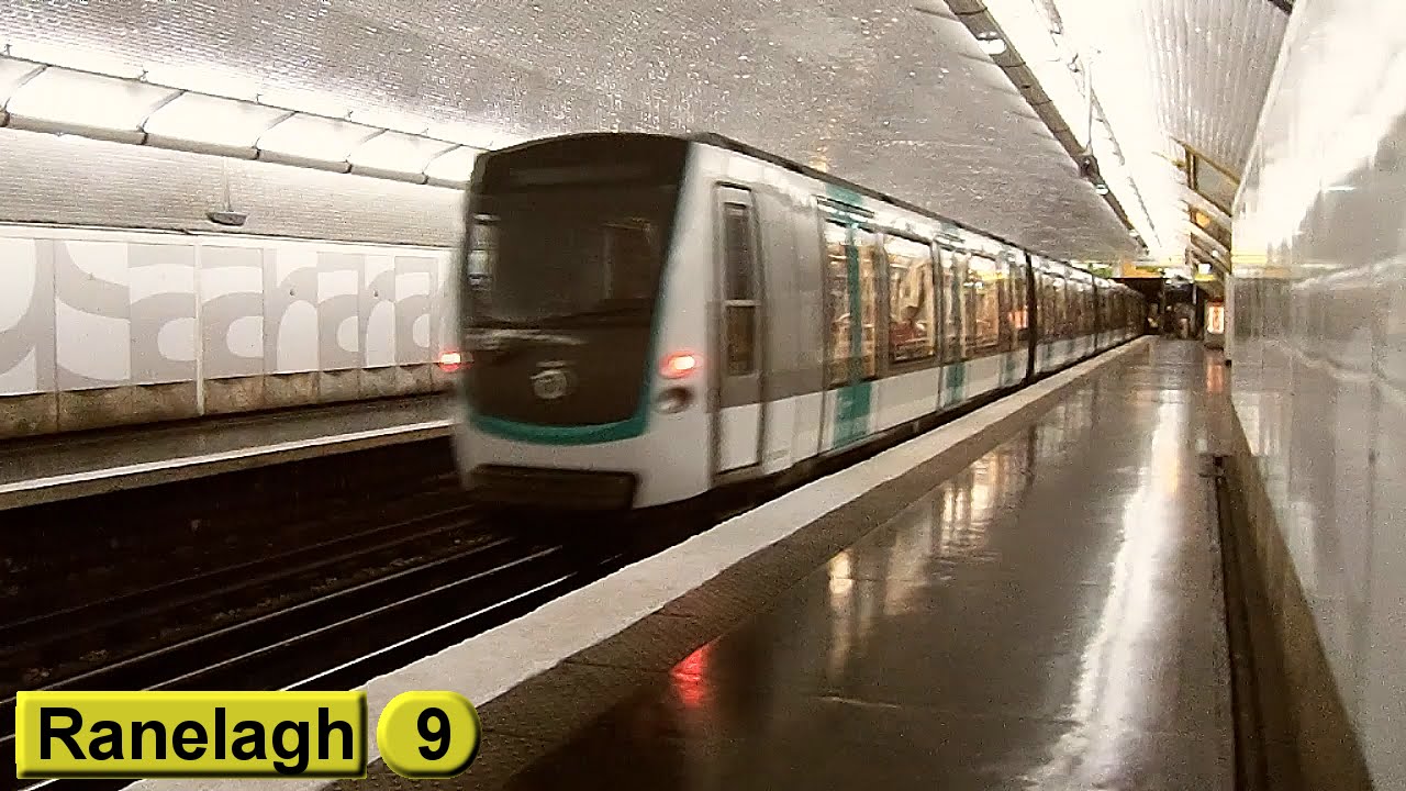 Парижский метрополитен : Ranelagh | линия 9 ( RATP MF67 - MF01 )