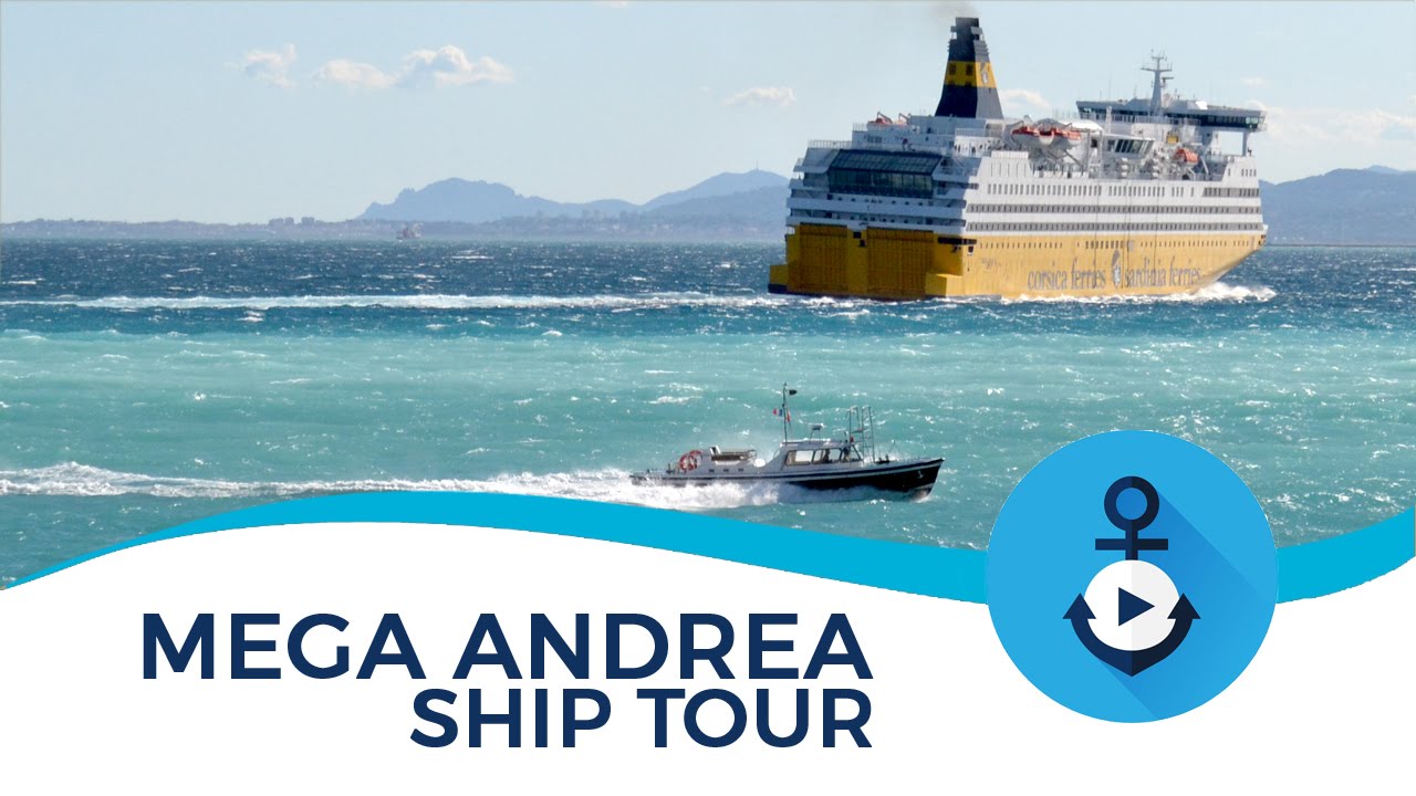 Mega Andrea, Ship Tour, Corsica Sardinia Ferries