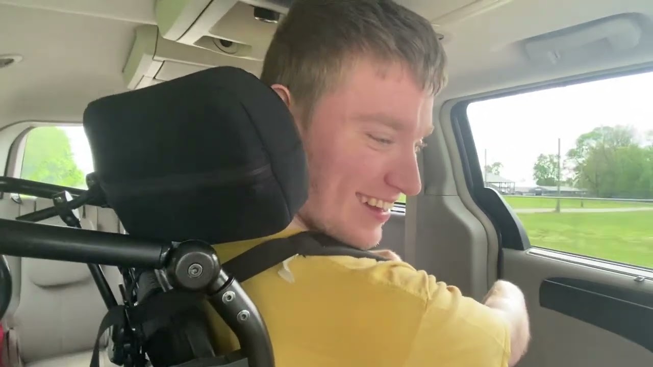 Sam in van going to Taco Bell drive thru for dinner 5.3.24 @onthatnote