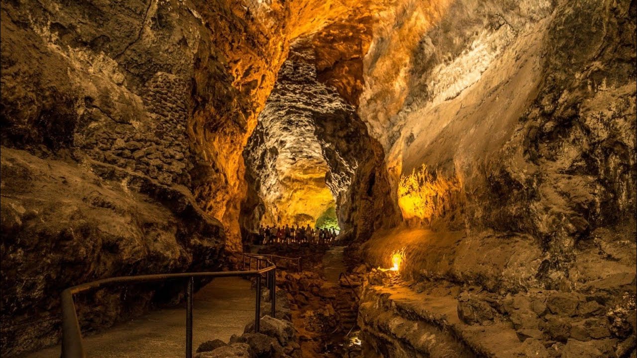 Cueva de los Verdes Lava Caves Tour, Lanzarote Review 2023 4K HD