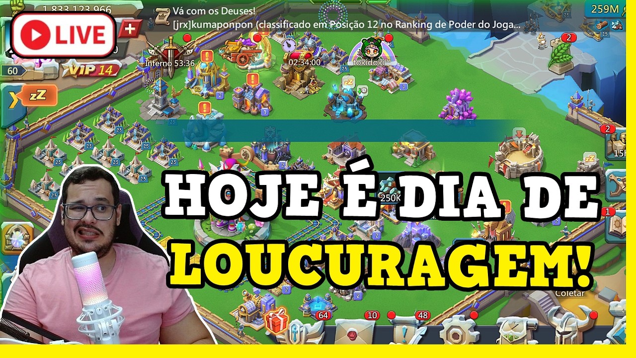 🔴LORDS DO ZERO - SEM PATROCÍNIO DA IGG! #141 Lords Mobile