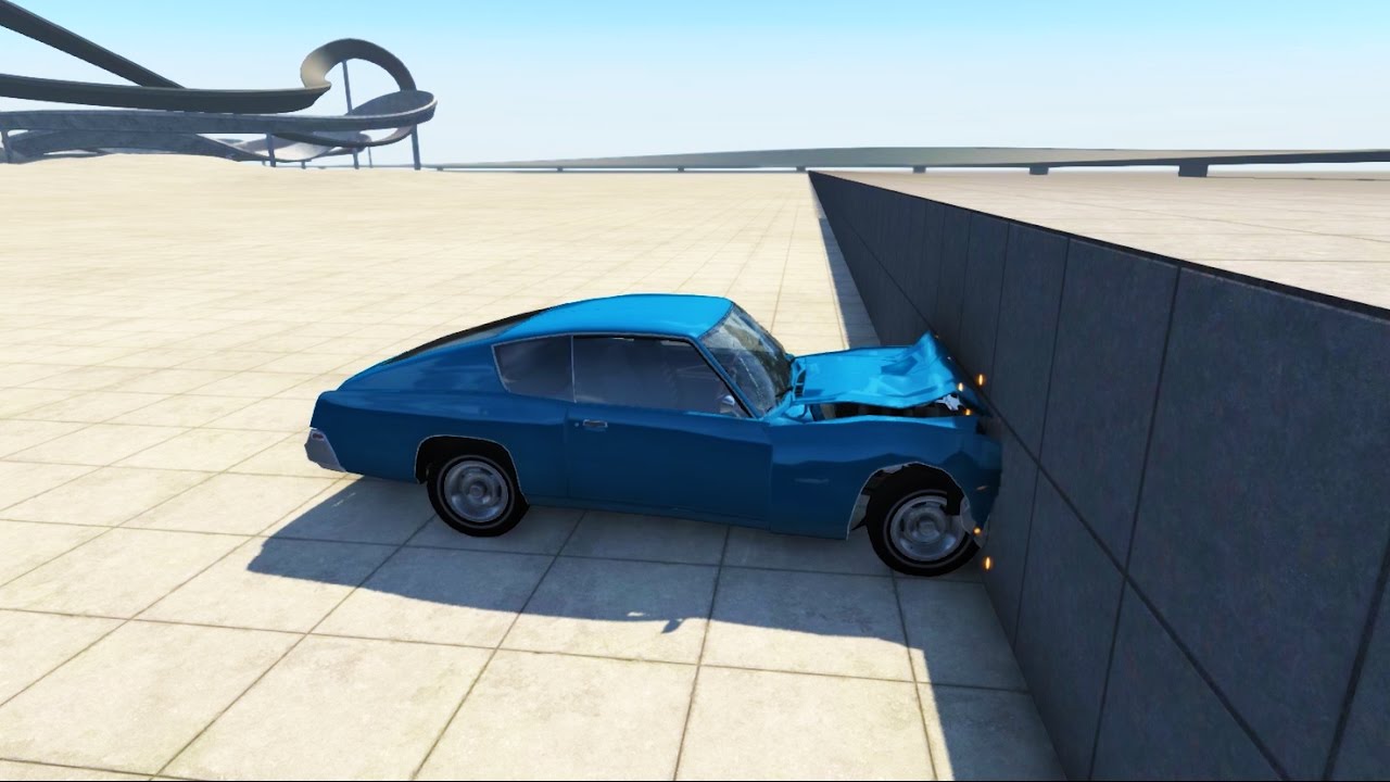 BeamNG drive - Muscle Car Crash Testing