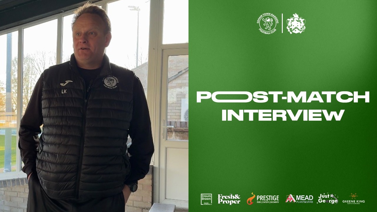 STR 1-0 HADLEIGH UNITED | Post match interview