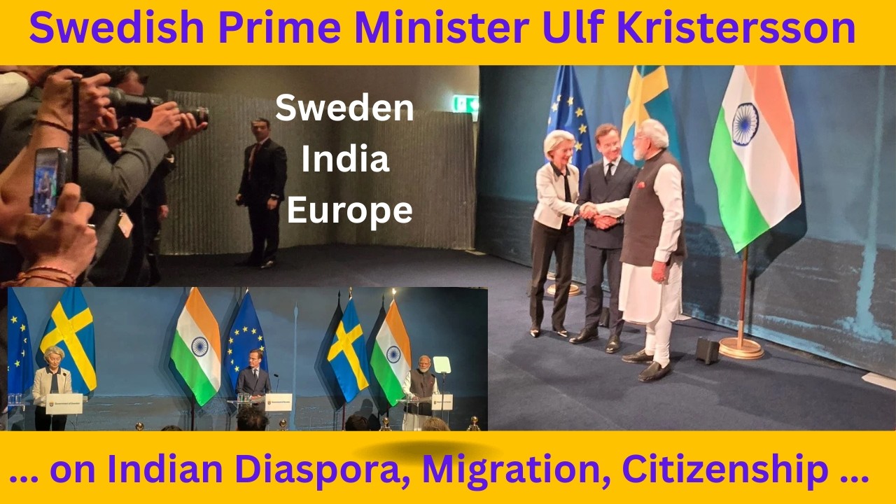 Swedish Prime Minister Ulf Kristersson on Indian Diaspora s in Sweden #indiandiaspora @sweden
