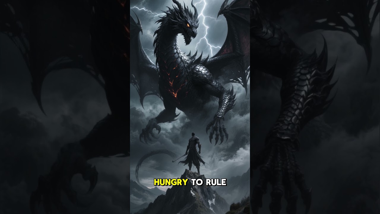 “THE SKYBREAKER – Epic 1 Minute Dragon Story | Fire vs Shadow Battle”