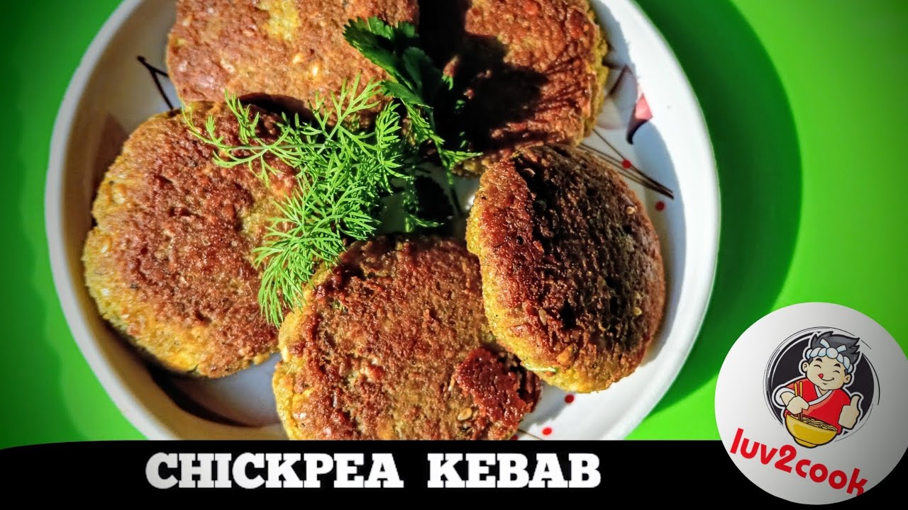 Cheakpea Kebab | चना कबाब | Hi-Protein Snacks | Tea time tikki | Luv2cook 